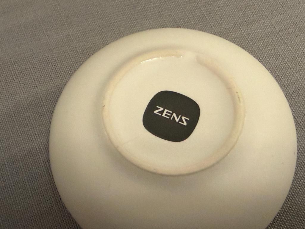 ZENS JAPANESE TRADITIONAL STYLE TEA SET WITH RATTAN COASTER AND WOODEN TRAY - 6