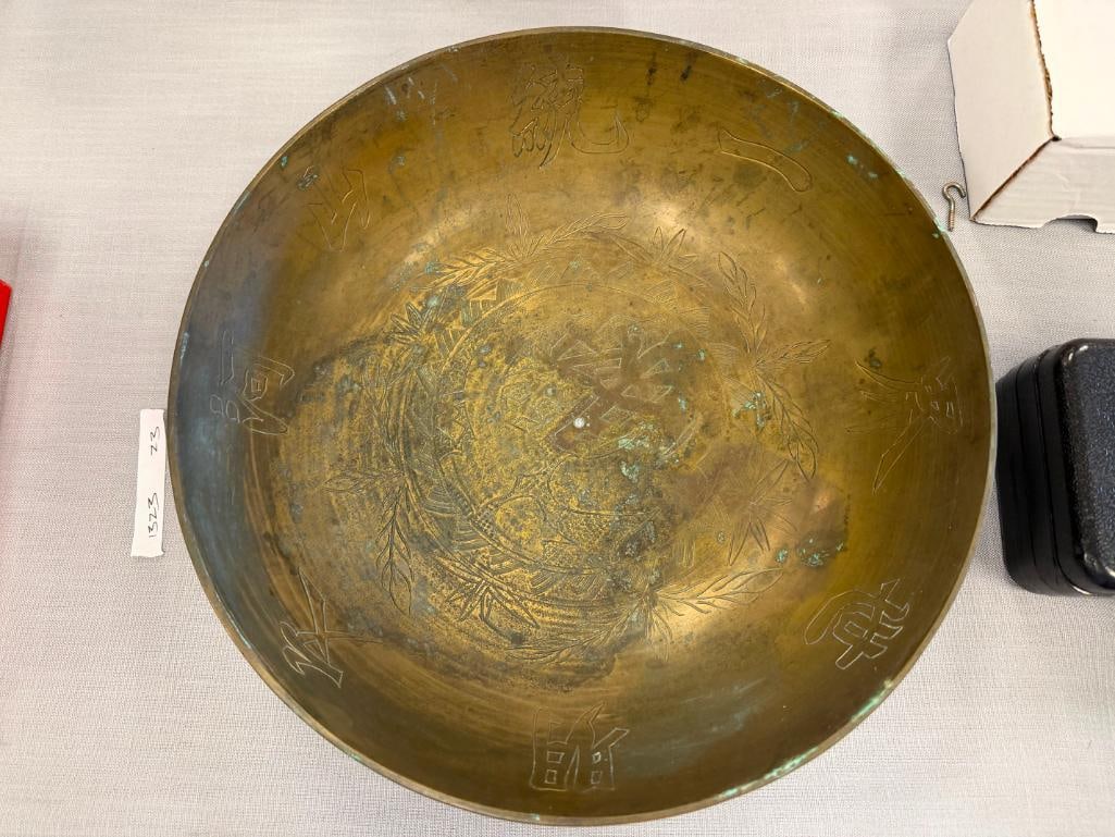 MID-20TH CENTURY CHINESE HAND ENGRAVED BOWL - 3