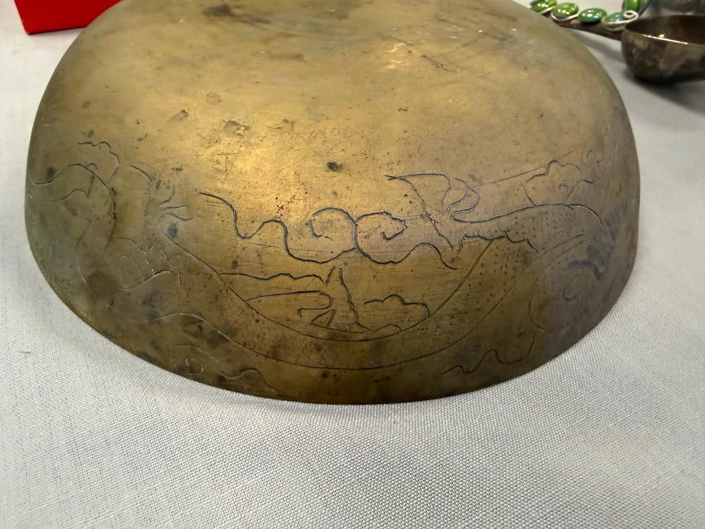 MID-20TH CENTURY CHINESE HAND ENGRAVED BOWL - 8