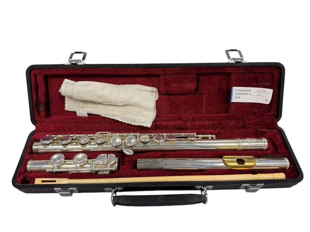 JUPITER CAPITAL EDITION SILVER PLATE FLUTE CEF-510 (1 of 12)
