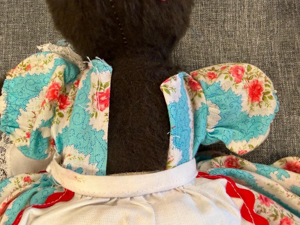 VINTAGE RED RIDING HOOD, WOLF, AND GRANDMA TOPSY TURVY DOLL - 8