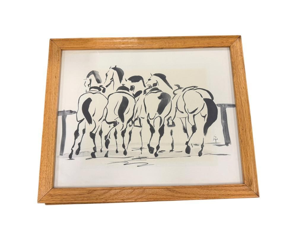 CRAIG SHEPPARD OKLAHOMA-BORN NEVADA ARTIST WESTERN INK DRAWING PRINTS (1 of 8)