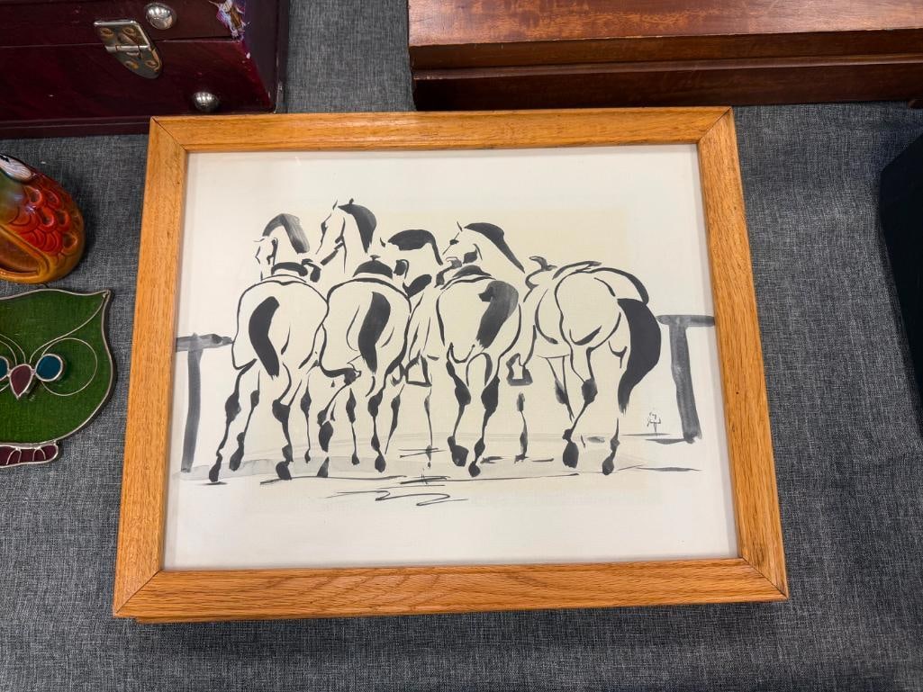 CRAIG SHEPPARD OKLAHOMA-BORN NEVADA ARTIST WESTERN INK DRAWING PRINTS - 2