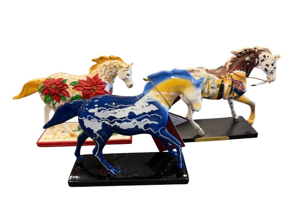 THE TRAIL OF THE PAINTED PONIES COMPOSITE AND CERAMIC HORSE FIGURES (1 of 17)