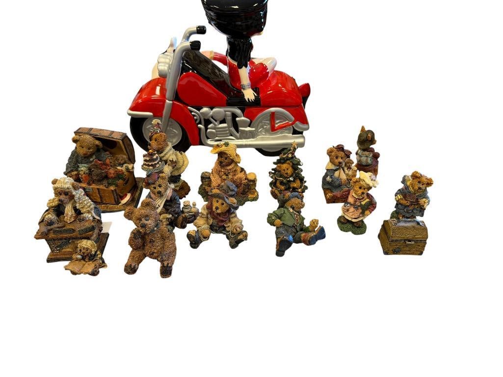 14 BOYDS BEARS AND FRIENDS COMPOSITE BEAR FIGURES (1 of 12)