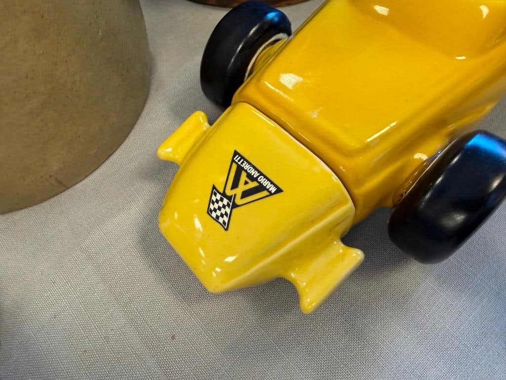 EZRA BROOKS HERTIAGE CHINA AND ROYAL BURTON CHINA INDY 500 RACE CARS INCLUDING MARI ANDRETTI CAR - 11