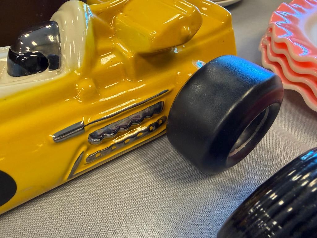 EZRA BROOKS HERTIAGE CHINA AND ROYAL BURTON CHINA INDY 500 RACE CARS INCLUDING MARI ANDRETTI CAR - 14