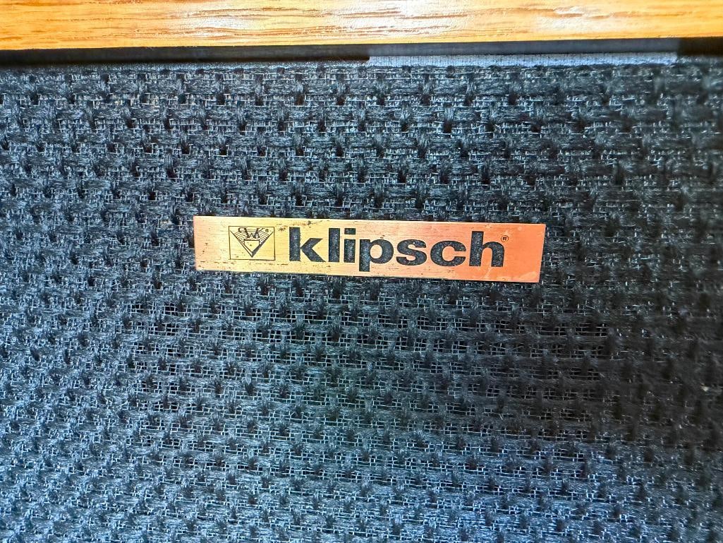1986 KLIPSCH CORNWALL II PAIR OF LOUDSPEAKERS SERIAL NO. 30W189 / 30W190 - 15