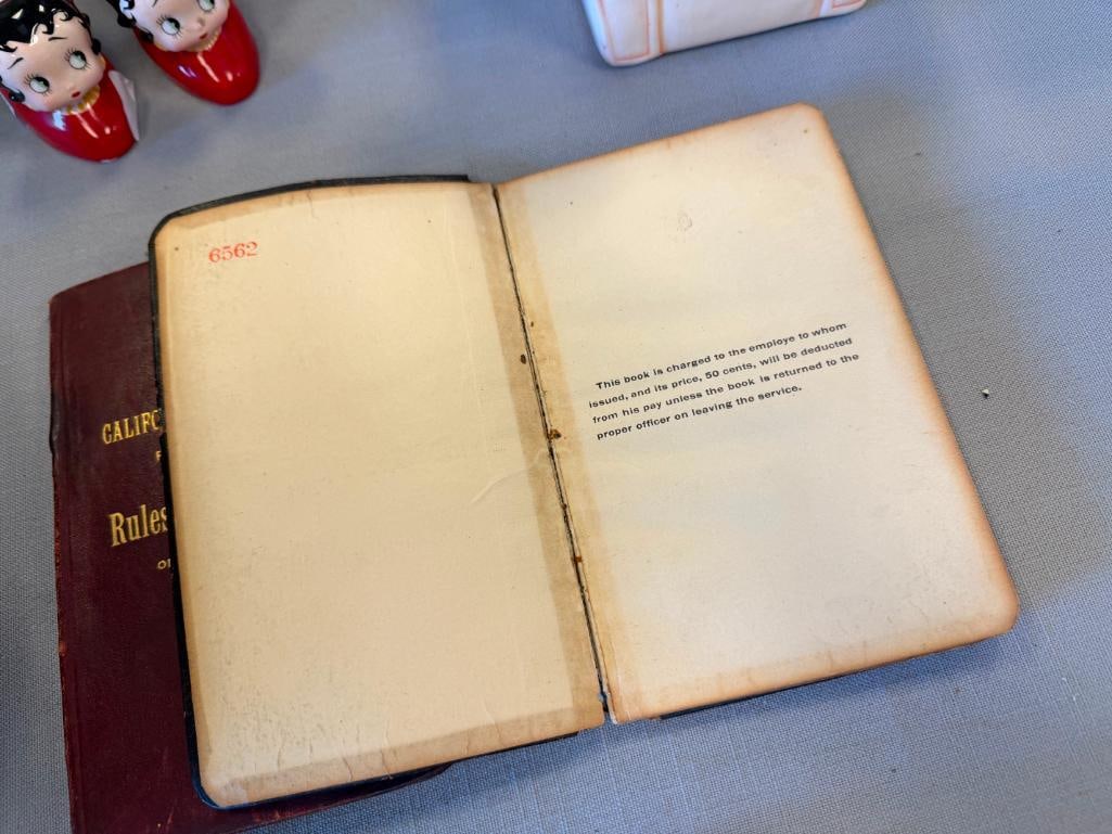 1891 AND 1901 RAILWAY / RAILROAD RULES AND REGULATIONS BOOKS CALIFORNIA NORTHWESTERN AND CB&Q - 7