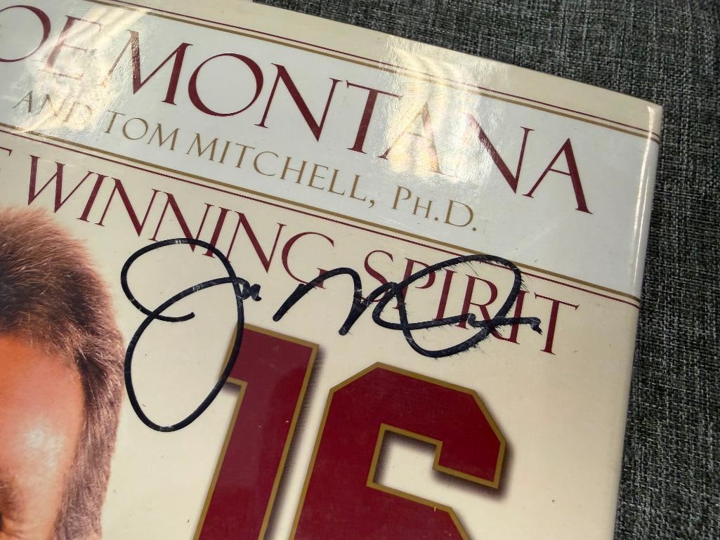 2005 JOE MONATANA THE WINNING SPIRIT AUTOGRAPHED / SIGNED BOOK - 5