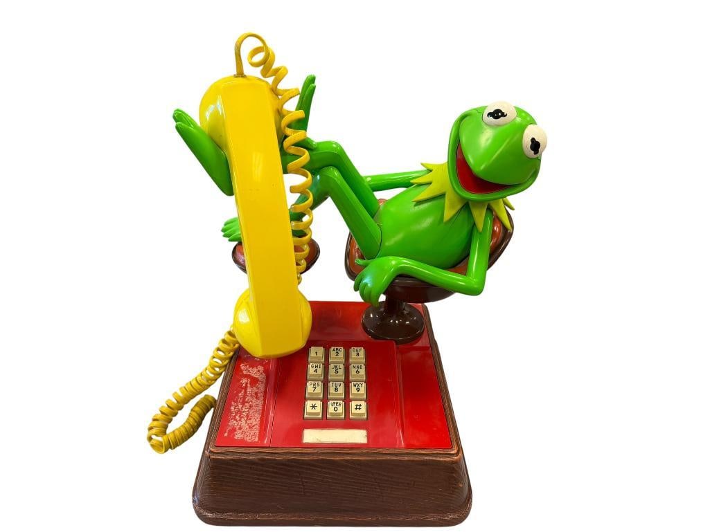 VINTAGE 1983 HENSON KERMIT THE FROG PHONE (1 of 7)