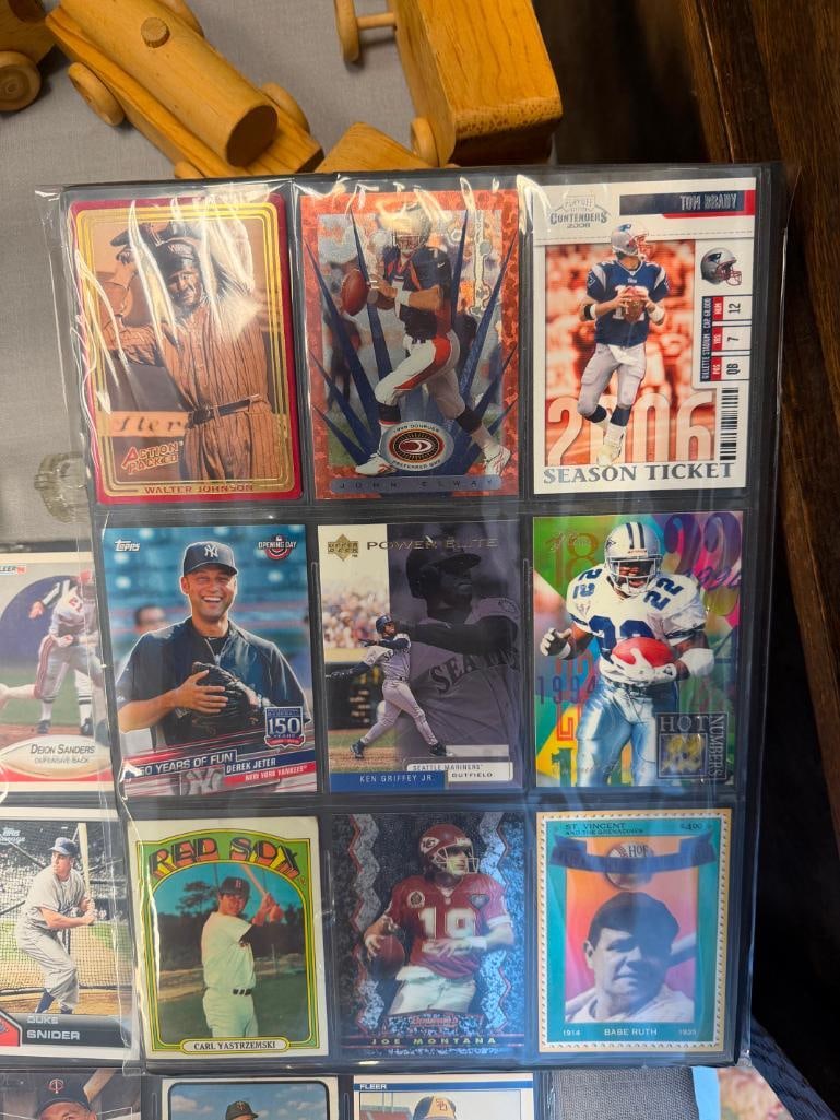 18 ASSORTED HALL OF FAME AND FUTURE HALL OF FAME BASEBALL, FOOTBALL, AND BASKETBALL SPORTS CARDS - 7