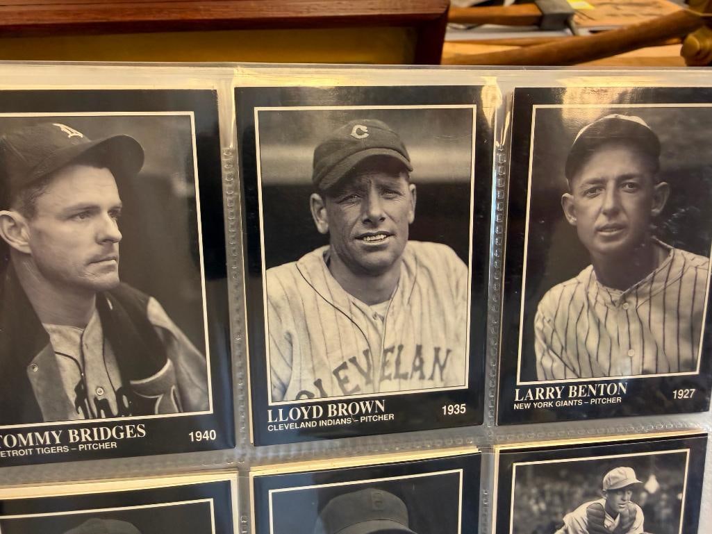 1991 CONLON BASEBALL CARD SET FEATURING BLACK AND WHITE BASEBALL CARDS OF PLAYERS OF THE PAST - 12