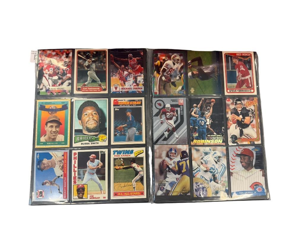 SPORTS GREATS AND HALL OF FAMERS SPORT CARDS NOLAN RYAN, BUBBA SMITH, ROD CAREW, MICKEY MANTLE (1 of 15)
