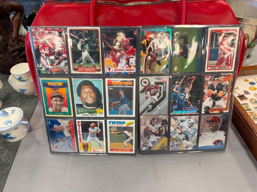 SPORTS GREATS AND HALL OF FAMERS SPORT CARDS NOLAN RYAN, BUBBA SMITH, ROD CAREW, MICKEY MANTLE - 3