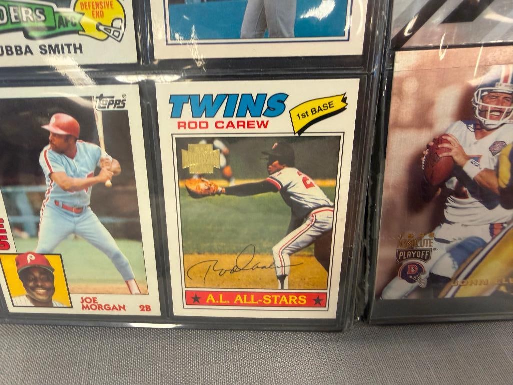 SPORTS GREATS AND HALL OF FAMERS SPORT CARDS NOLAN RYAN, BUBBA SMITH, ROD CAREW, MICKEY MANTLE - 9