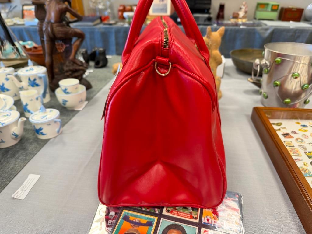 AMY MILLER LARGE RED HYBRID DUFFLE BAG NEW WITH TAGS - 5