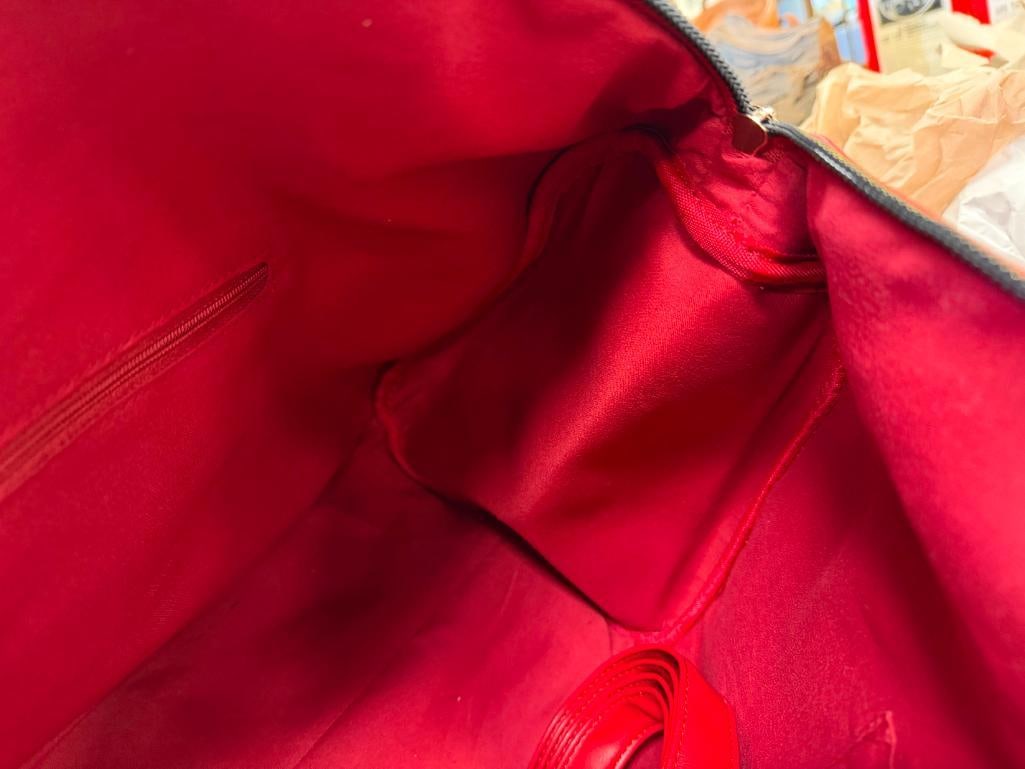 AMY MILLER LARGE RED HYBRID DUFFLE BAG NEW WITH TAGS - 9