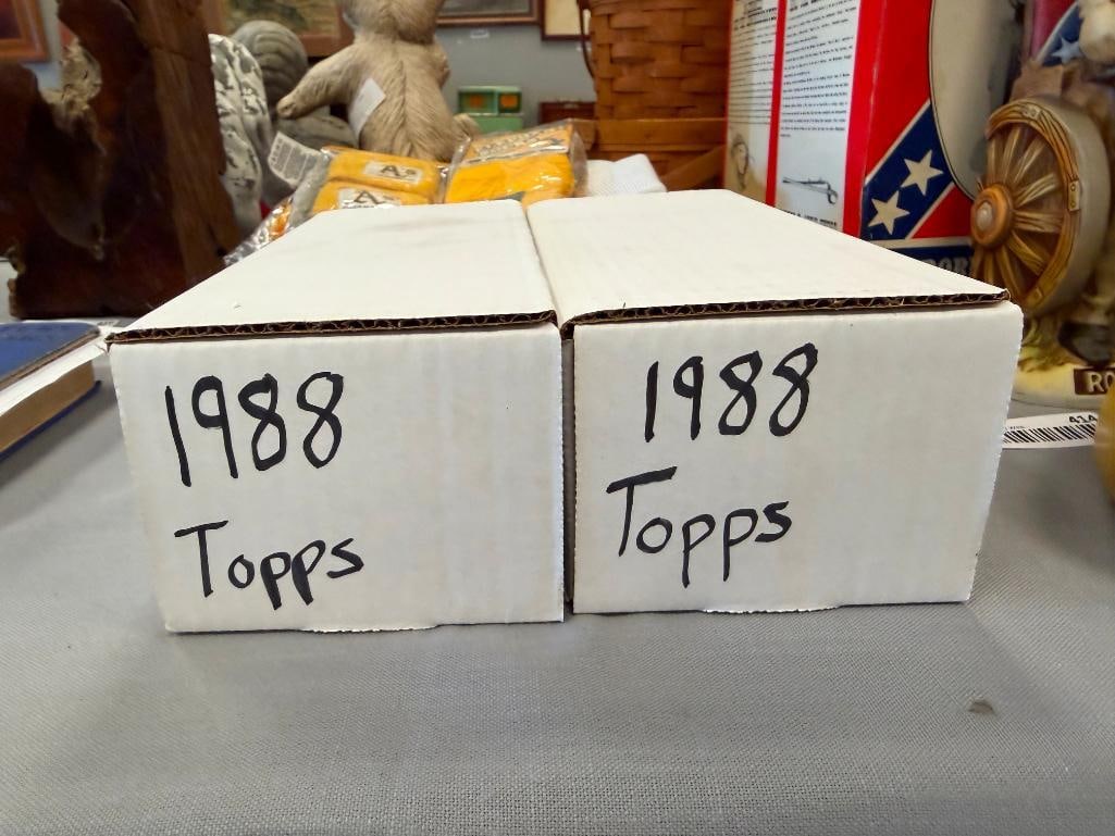1988 TOPPS BASEBALL CARD SET INCLUDES NOLAN RYAN, BARRY BONDS, TOM GLAVINE APPEARS COMPLETE - 3
