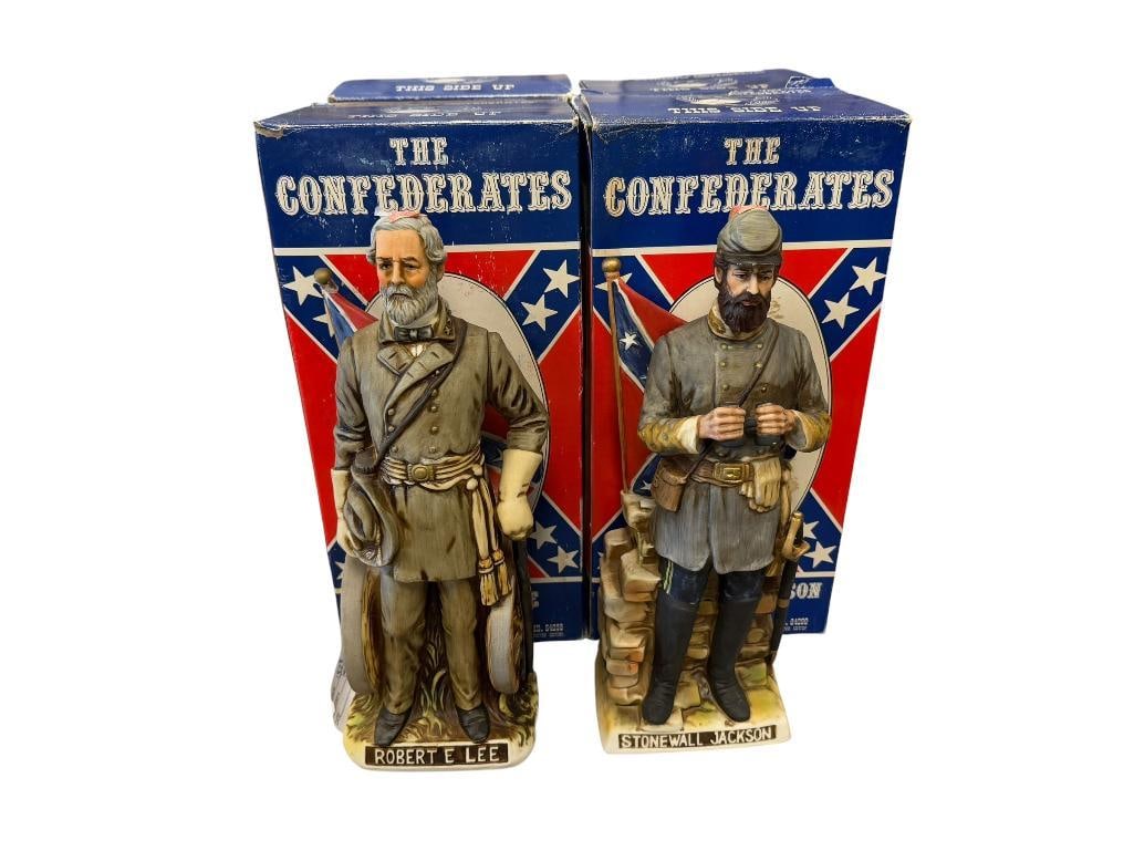 MC CORMICK DISTILLING AMERICAN PORCELAIN THE CONFEDERATES DECANTER SET (1 of 10)