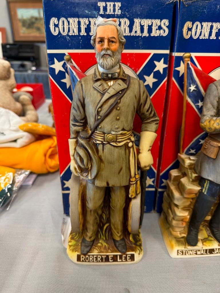 MC CORMICK DISTILLING AMERICAN PORCELAIN THE CONFEDERATES DECANTER SET - 3