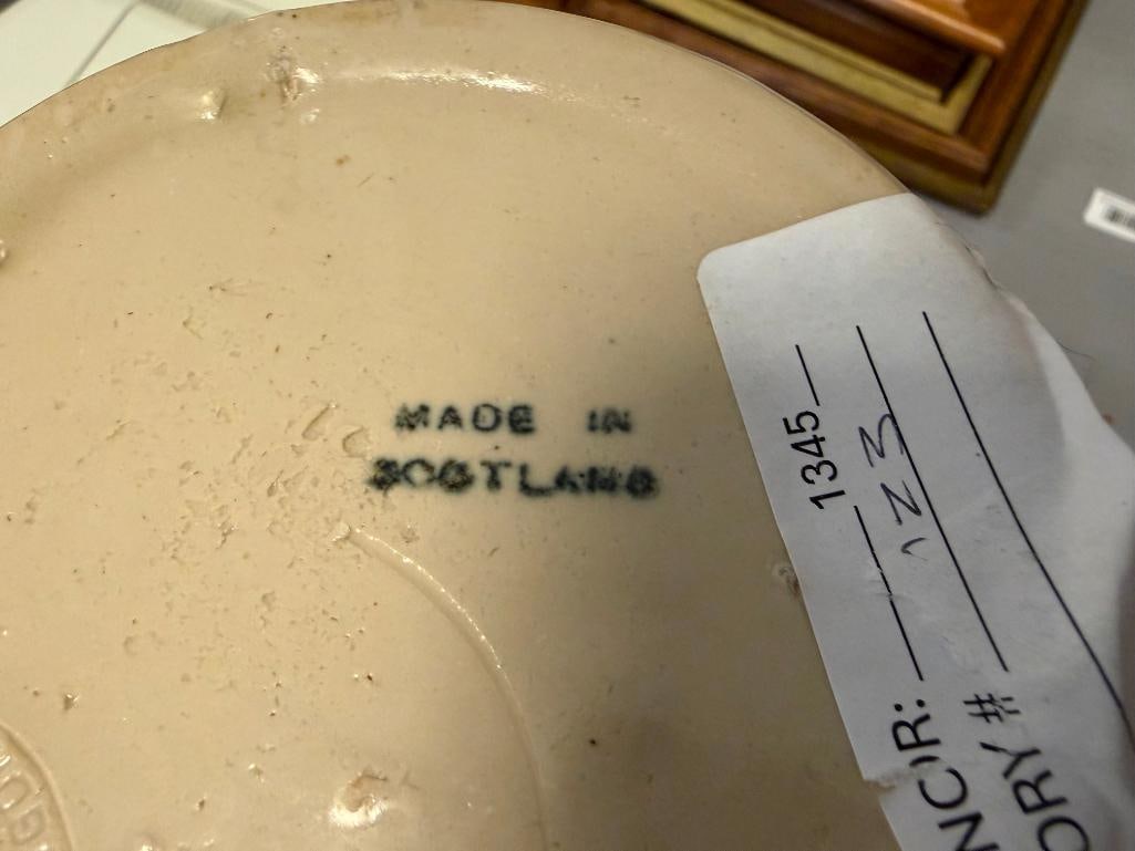 POSSIL POTTERY BLASGOW HEATHER DEW SCOTCH WHISKY STONEWARE JUG MITCHELL BROS. LTD. THE GREYBEARD - 10
