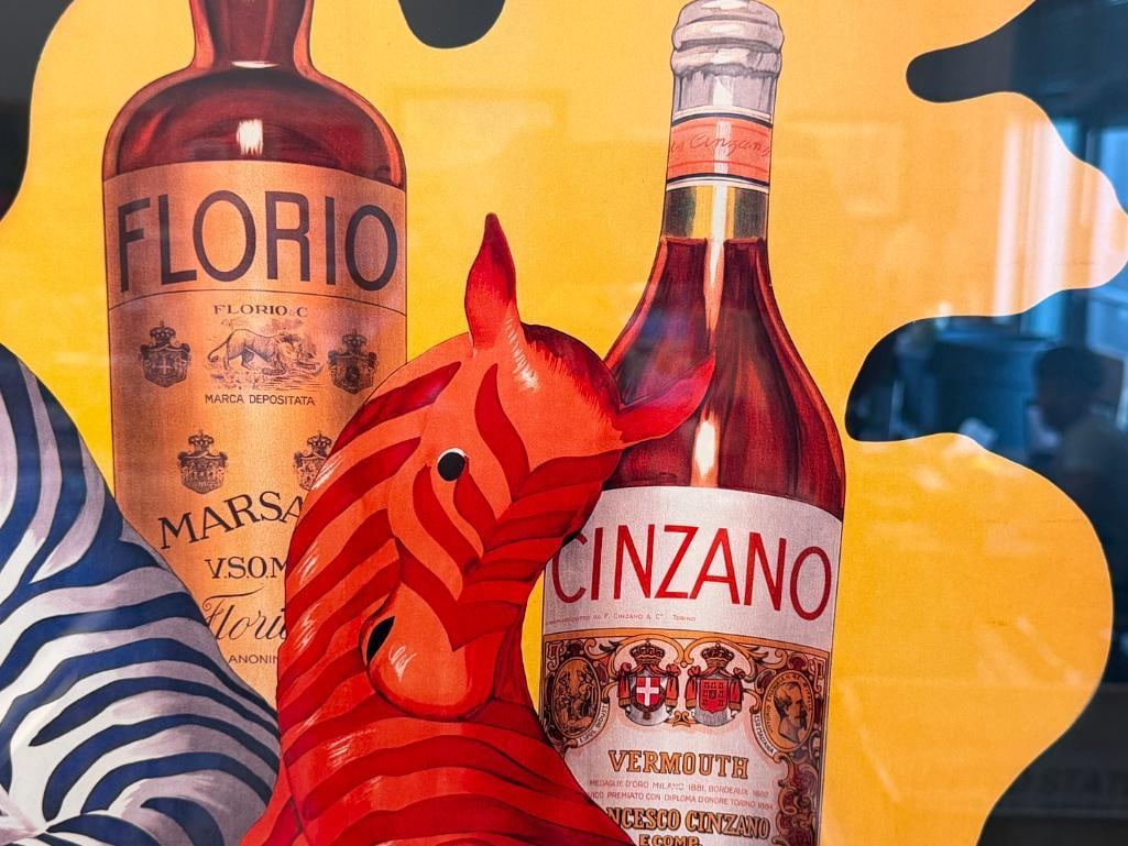1930 REPRODUCTION ADVERTISING POSTER FLORIO CINZANO DESIGNED BY LEONETTO CAPPIELLO - 3