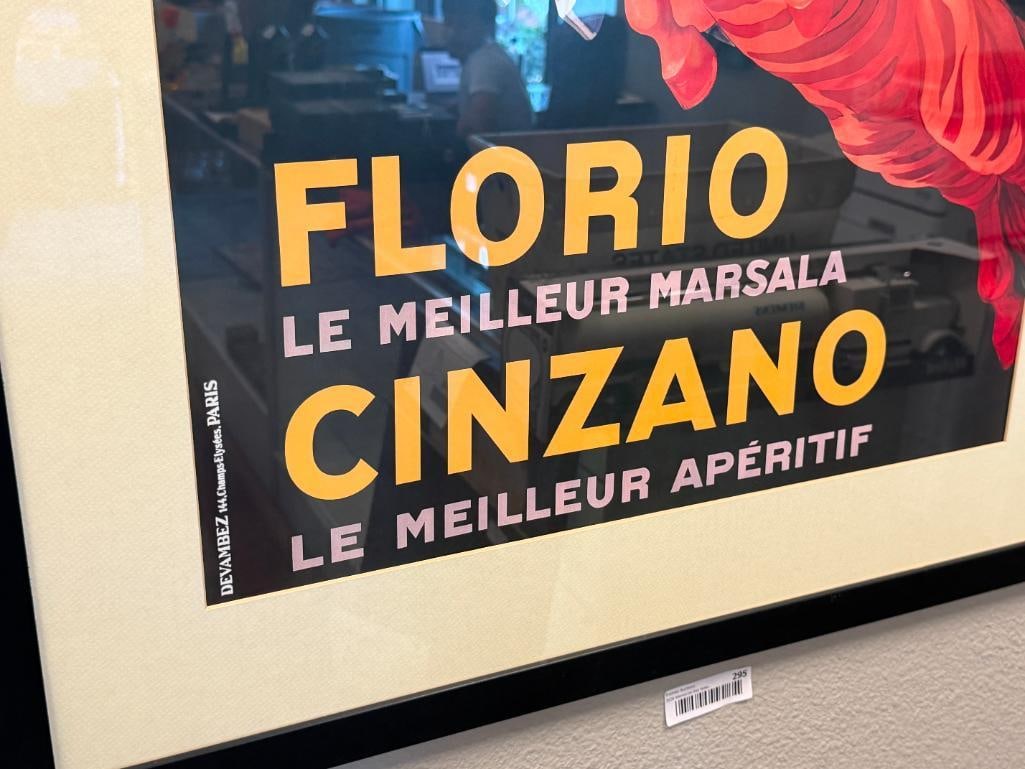 1930 REPRODUCTION ADVERTISING POSTER FLORIO CINZANO DESIGNED BY LEONETTO CAPPIELLO - 4