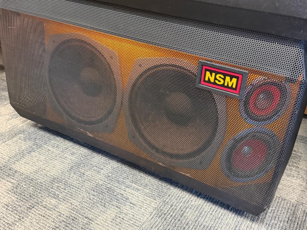 CIRCA 1980'S NSM GALAXY 200 COIN-OPERATED JUKE BOX DESIGNED TO HOLD 100 CDS NO. 35200714 - 12