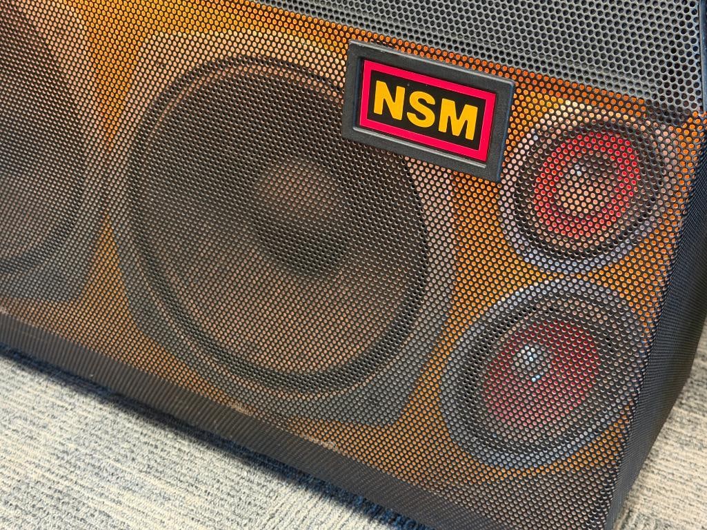 CIRCA 1980'S NSM GALAXY 200 COIN-OPERATED JUKE BOX DESIGNED TO HOLD 100 CDS NO. 35200714 - 13
