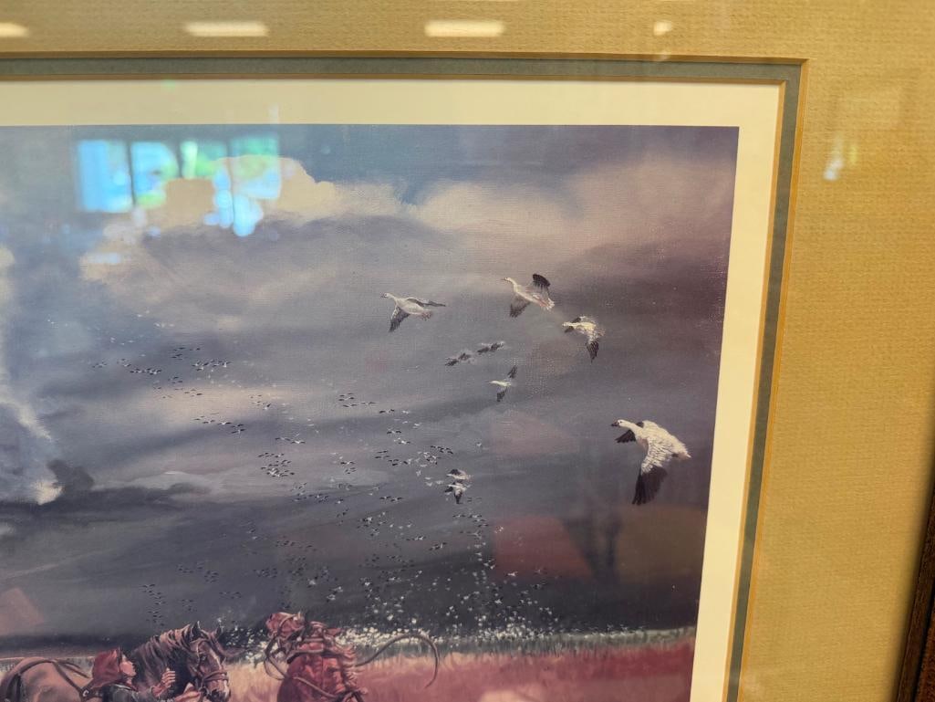 SHIRLEY ARRANTS WILDLIFE ARTIST LIMITED EDITION PRINT AHEAD OF THE STORM NO. 584/800 - 8
