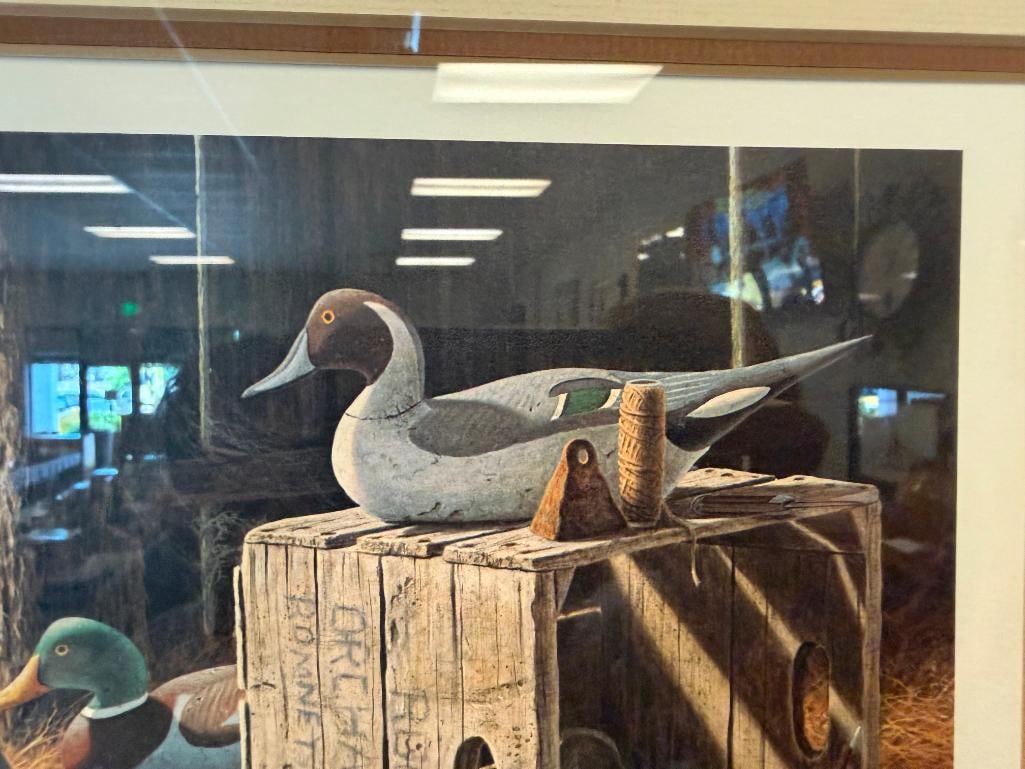 RONALD LOUQUE WILDLIFE ARTIST 1989 WEST VIRGINIA STATE WATERFOWL STAMP PRINT MADISON MITCHELL DEC... - 7