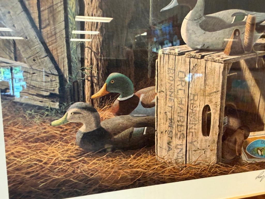 RONALD LOUQUE WILDLIFE ARTIST 1989 WEST VIRGINIA STATE WATERFOWL STAMP PRINT MADISON MITCHELL DEC... - 8