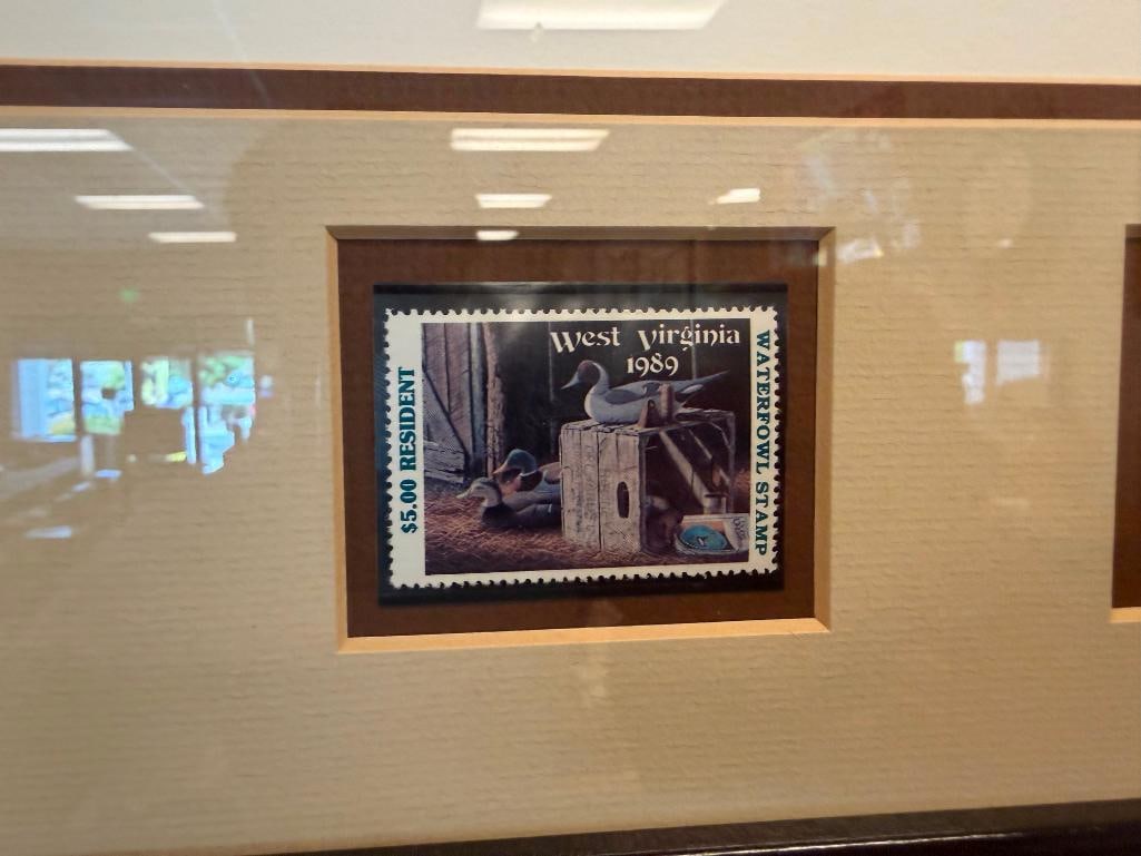 RONALD LOUQUE WILDLIFE ARTIST 1989 WEST VIRGINIA STATE WATERFOWL STAMP PRINT MADISON MITCHELL DEC... - 9