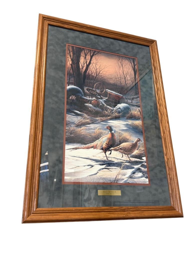 TERRY REDLIN AMERICAN ILLUSTRATOR WILDLIFE PRINT RUSTY REFUGE IV (1 of 9)