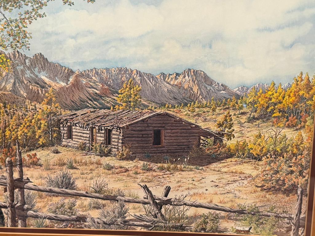 W. LEE SYMMONDS LIMITED EDITION PRINT TITLED ALMOST A MEMORY NO. 150/600 - 2