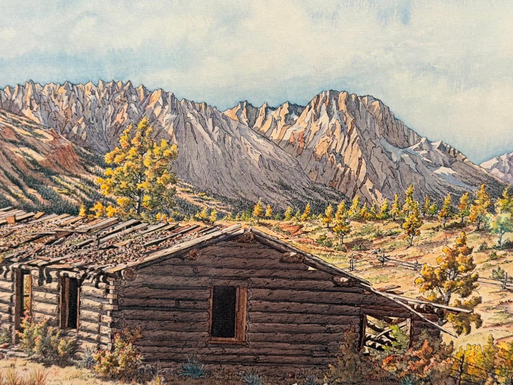 W. LEE SYMMONDS LIMITED EDITION PRINT TITLED ALMOST A MEMORY NO. 150/600 - 3