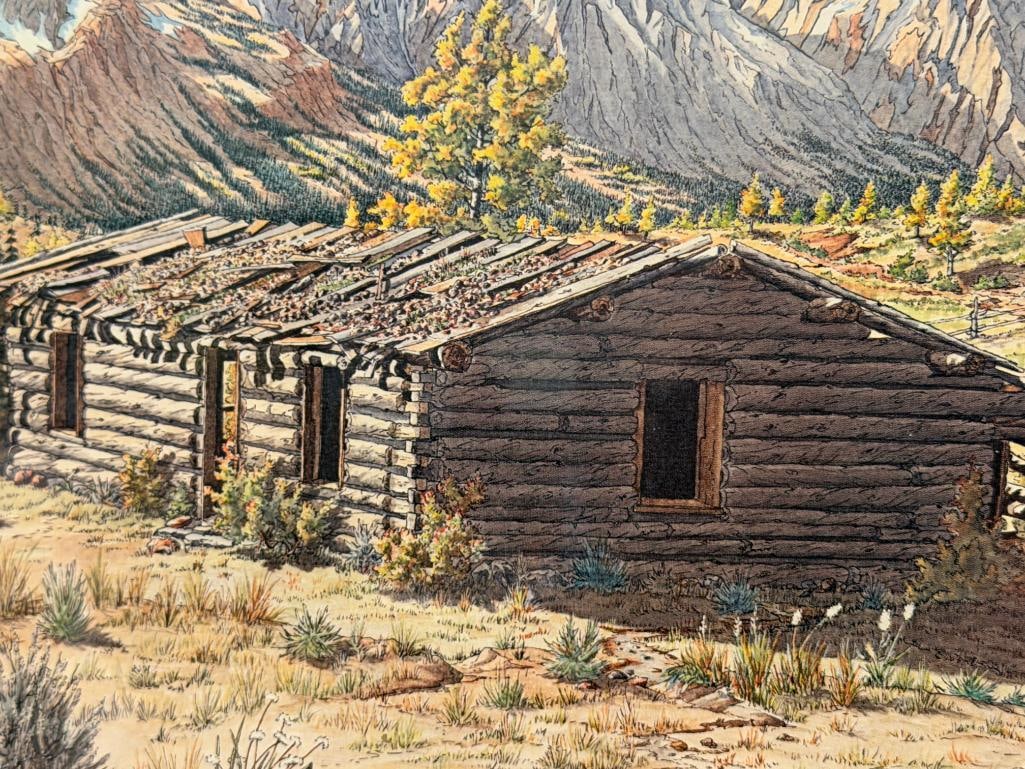 W. LEE SYMMONDS LIMITED EDITION PRINT TITLED ALMOST A MEMORY NO. 150/600 - 4