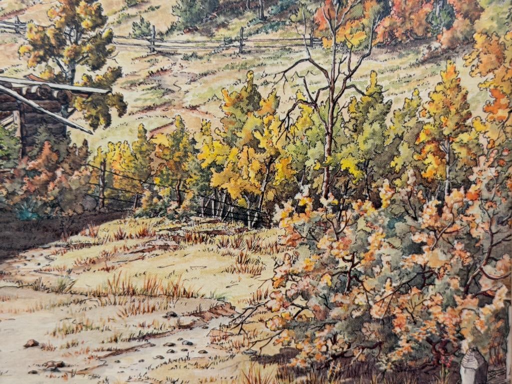 W. LEE SYMMONDS LIMITED EDITION PRINT TITLED ALMOST A MEMORY NO. 150/600 - 5