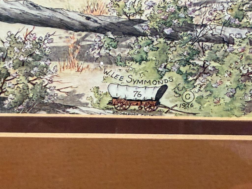 W. LEE SYMMONDS LIMITED EDITION PRINT TITLED ALMOST A MEMORY NO. 150/600 - 6