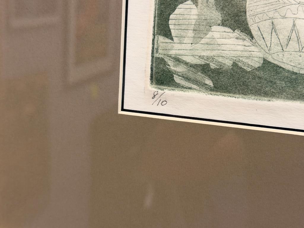 SIGNED LIMITED EDITION PRINT TITLE INTERACTION NO. 8/10 DATED 1976 - 9