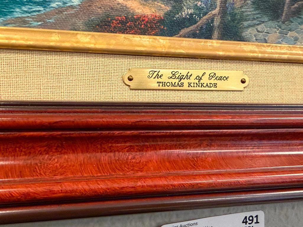 THOMAS KINKADE PAINTER OF LIGHT LIMITED EDITION PRINT THE LIGHT OF PEACE - 9