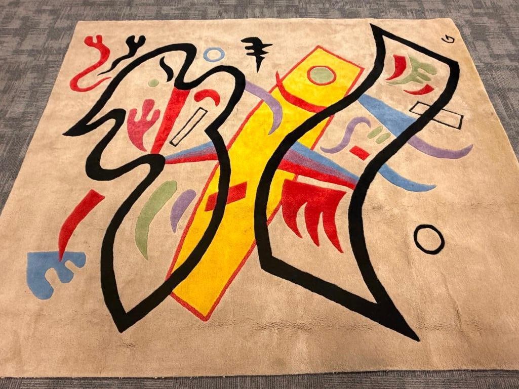 NOURISON GUGGENHEIM ARTS COLLECTION ARTIST INSPIRED 100% WOOL PILE RUG INSPIRED BY WASSILY KANDIN... - 4