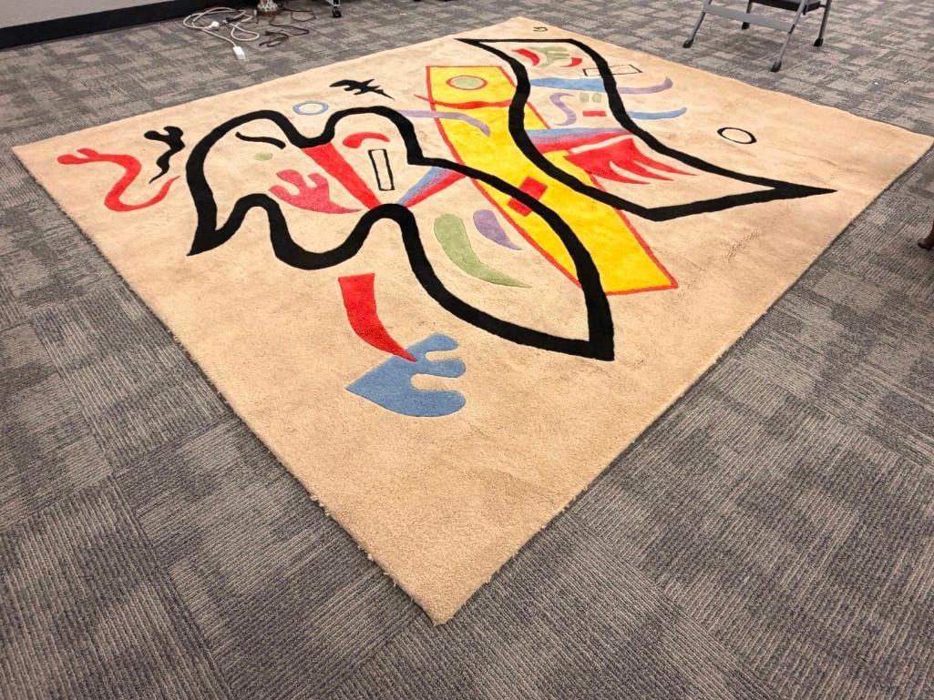 NOURISON GUGGENHEIM ARTS COLLECTION ARTIST INSPIRED 100% WOOL PILE RUG INSPIRED BY WASSILY KANDIN... - 7