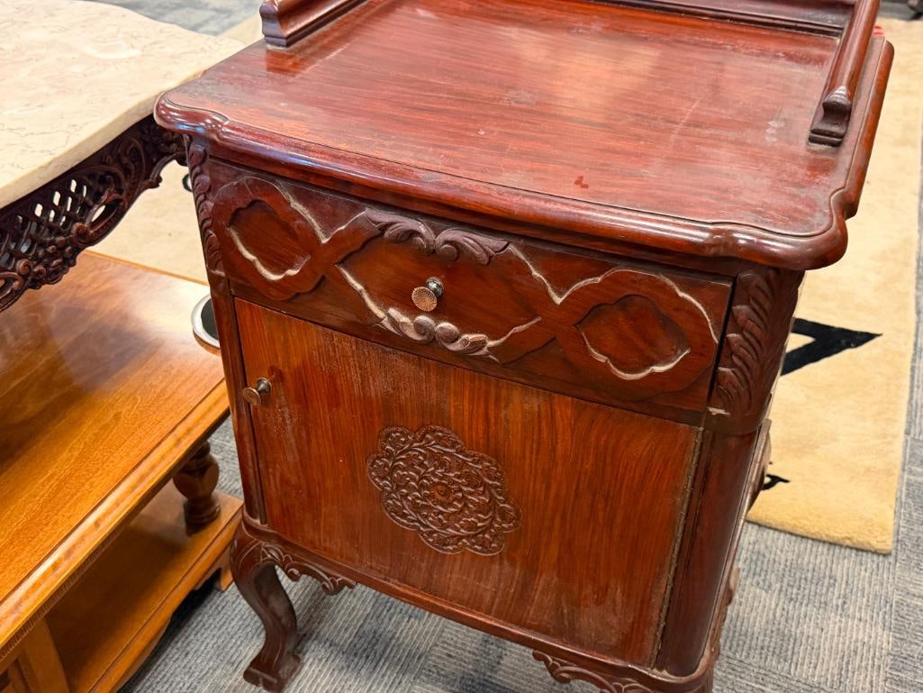 VINTAGE MAHOGANY OCCASIONAL CABINET / SIDE TABLE - 2