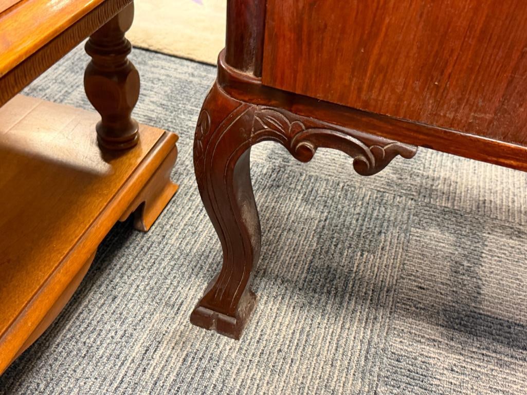 VINTAGE MAHOGANY OCCASIONAL CABINET / SIDE TABLE - 8