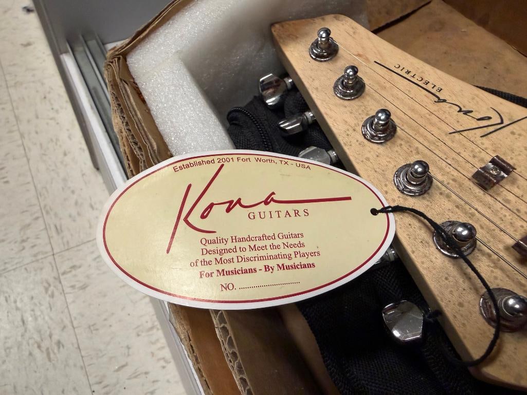 KONA HANDCRATED SIX STRING ELECTRIC GUITAR SET - 6