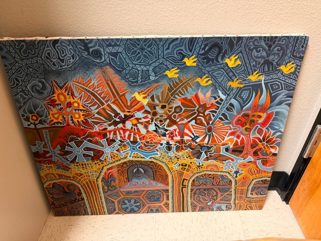 TWO ORIGINAL OIL PAINTINGS ON CANVAS BY LOCAL RENO, NEVADA ARTIST STEPHANIE HILTON - 8