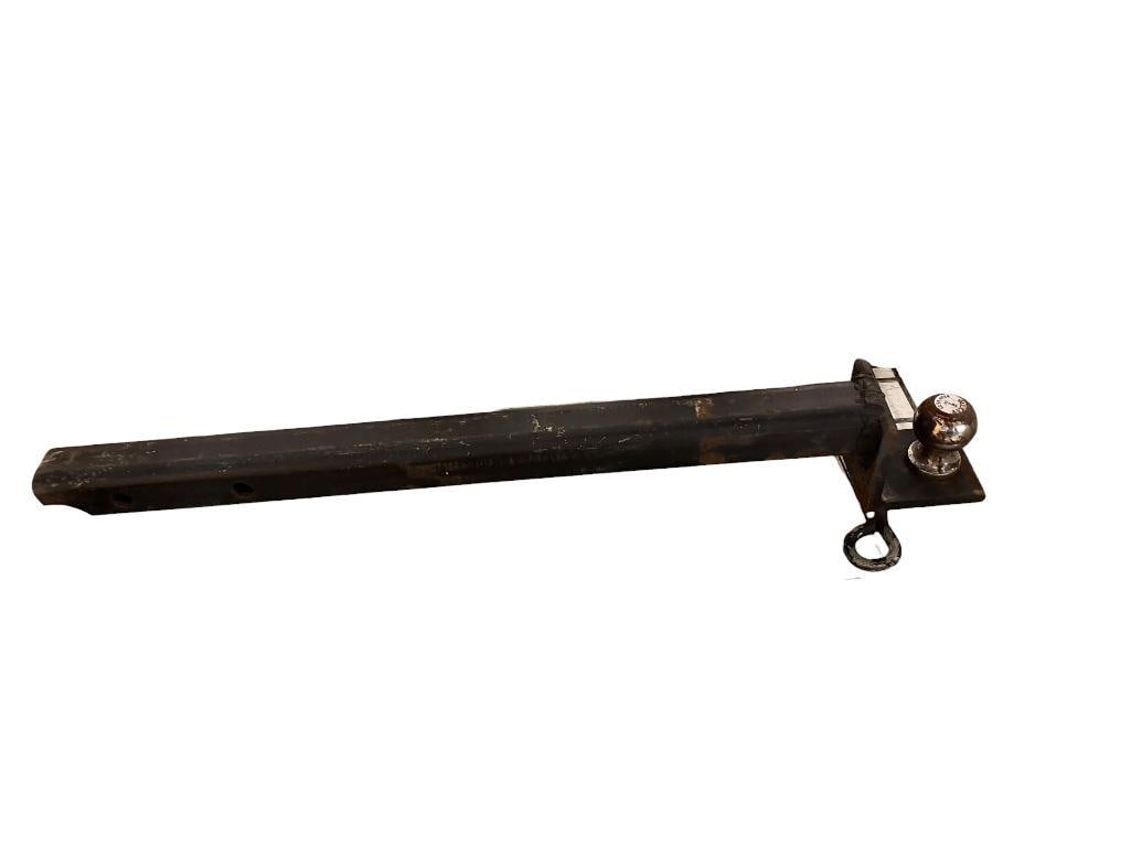EXTENDED TOW HITCH WITH 2" BALL: 30" L, 2" BALL