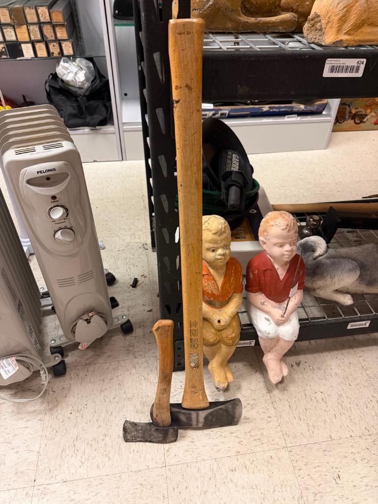 TWO AXES BY DO IT BEST INCLUDING A DUAL SIDED AXE - 3